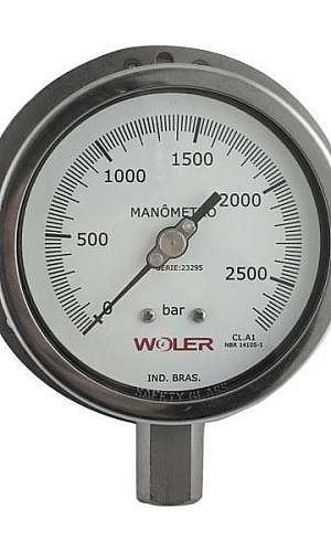 Manômetro de alta pressão 2000 bar